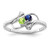 14k White Gold Polished 2-Stone Mothers Ring Mounting - XM-B50DF7E4-5509