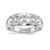14k White Gold Polished 4-Stone Mothers Ring Mounting - XM-F1A4DA6A-8126