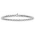 14K White Gold Polished 5mm Fancy Link 7.5 inch Bracelet - SF-DEBCFB0A-7609