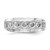 14k White Gold Polished 5-Stone Mothers Ring Mounting - XM-85A3B23A-9532