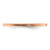 10K Rose Gold 1.2mm Criss-Cross Pattern Stackable Band Size 4.5