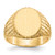 14k 12.0x15.0mm Closed Back Mens Signet Ring