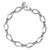 14k White Gold Polished 8.8mm Fancy Twisted Link 7.5 inch Bracelet