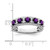 14k White Gold Polished Amethyst and Diamond Ring - RM-6599A3C0-7469
