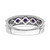 14k White Gold Polished Amethyst and Diamond Ring - RM-6599A3C0-7469