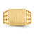 14k 12.5x12.0mm Open Back Mens Signet Ring