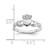 14k White Gold Polished Claddagh Ring - R8-F2AFE861-7089