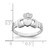 14k White Gold Polished Claddagh Ring - R8-F45F97FC-1782
