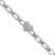 14K White Gold Polished Complete 1/6 carat Diamond Heart Cluster Fancy Link 7 inch Bracelet with 1 inch Extender