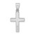 14k White Gold Polished Cross Charm - C3-C30B1EA5-5941