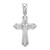 14k White Gold Polished Cross Charm - K2-B105CD4A-5808