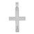 14k White Gold Polished Cross Charm - XR-19376412-4635