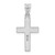 14K White Gold Polished Cross Charm - XR-FBD0B962-5356