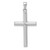 14k White Gold Polished Cross Pendant - D1-092A6A41-9801