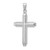 14k White Gold Polished Cross Pendant - D1-B64D8FB9-9189