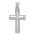 14k White Gold Polished Cross Pendant - D3-6CCD0E15-8537