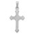 14k White Gold Polished Cross Pendant - XR-150BEACE-9280