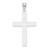 14k White Gold Polished Cross Pendant - XW-3820ED79-5089
