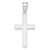 14k White Gold Polished Cross Pendant - XW-9754B403-4858