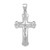 14K White Gold Polished Crucifix Pendant - K5-08147F3E-5934