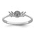 14k White Gold Polished Diamond & Pearl Ring Mounting - X9-D9F0A000-7995