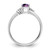 14K White Gold Polished Diamond and Amethyst Fashion Ring - RM-06861541-9073
