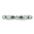 14K White Gold Polished Diamond and Emerald Fashion Ring - RM-7C1A9FE1-5500