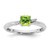 14K White Gold Polished Diamond and Peridot Fashion Ring - RM-46061084-4528