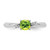 14K White Gold Polished Diamond and Peridot Fashion Ring - RM-46061084-4528