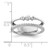 14K White Gold Polished Diamond Double Band Fashion Ring - RM-7866254D-1819