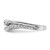 14K White Gold Polished Diamond Double Band Fashion Ring - RM-B5612A18-5613