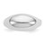 14k White Gold Polished Dome Ring - R3-9A8F3D52-5149