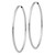 14k White Gold Polished Endless 2mm Hoop Earrings - H9-0382A232-3391