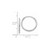 14k White Gold Polished Endless Tube Hoop Earrings - TF-4B78412A-5254