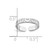 14K White Gold Polished Hearts Toe Ring - K5-56EF06D0-8464