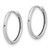 14K White Gold Polished Hinged Hoop Earrings - TF-B7ABAC81-2998