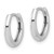 14K White Gold Polished Hinged Hoop Earrings - TF-E29673CD-8752