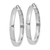 14K White Gold Polished Hoop Earring - TA-0AD771D3-5409