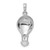 14K White Gold Polished Hot Air Ballon Charm