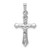 14k White Gold Polished INRI Crucifix Pendant - XR-65C1FF81-1954