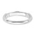 14k White Gold Polished Knife Edge Diamond Ring