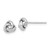 14k White Gold Polished Knot Post Earrings - TL-D8A78FC1-4752
