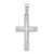 14K White Gold Polished Latin Cross Pendant - XR-58486919-5040