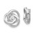 14K White Gold Polished Love Knot Earring Jackets - TH-B32857EA-4624