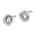 14k White Gold Polished Love Knot Post Earrings - TL-1F85DE56-7535