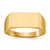 14k 13.0x7.0mm Closed Back Signet Ring - RS-7BF54449-5436