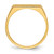 14k 13.0x7.0mm Closed Back Signet Ring - RS-7BF54449-5436