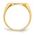 14k 13.0x7.0mm Closed Back Signet Ring - RS-FF5C2520-4160