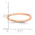 10K Rose Gold 1.2mm Flat Polished Stackable Band Size 5