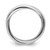 14k White Gold Polished Rolling Ring Size 6
